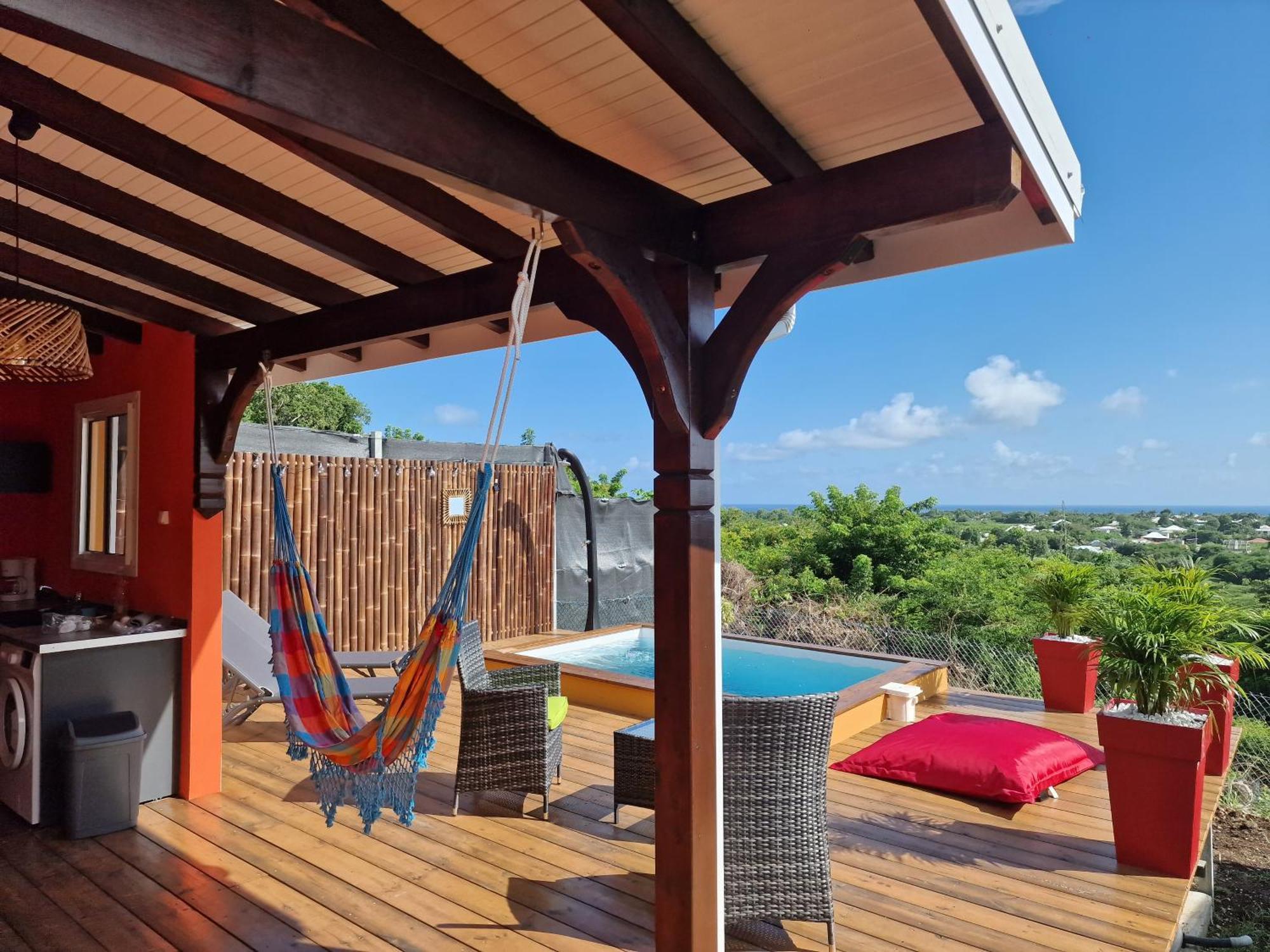 Le Jeipur Villa Vue Mer Piscine Privee Сен-Франсуа Экстерьер фото
